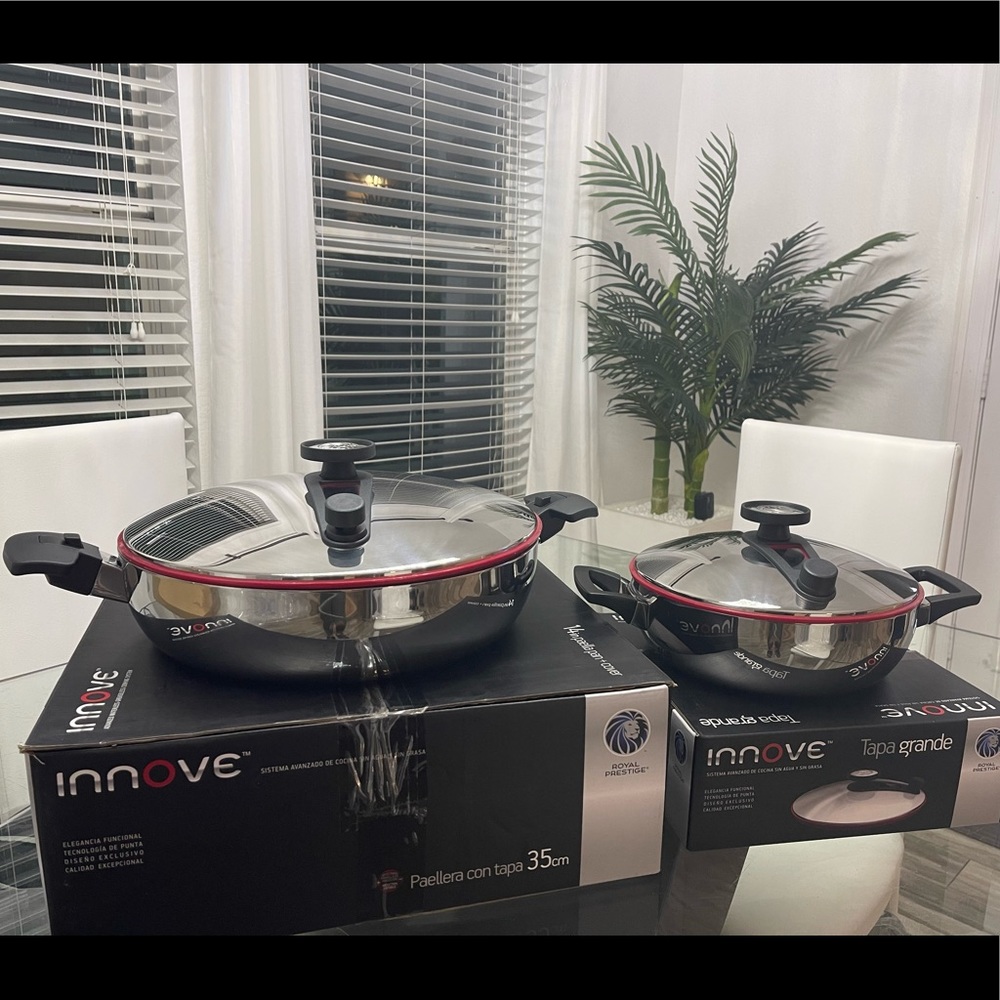 New Royal prestige innove 10 and 14 in paella pan +cover